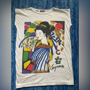 Vintage geisha t-shirt